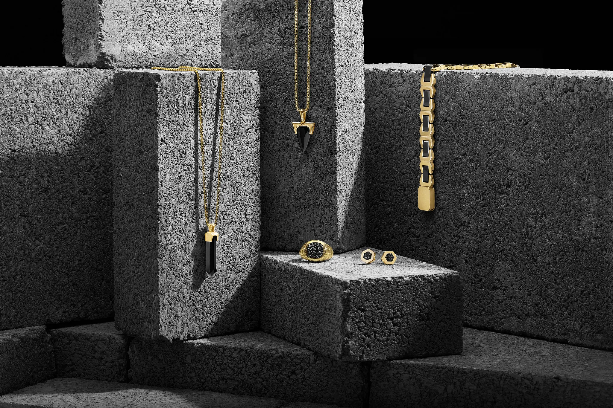 A traditional but contemporary Bulova bracelet in gold-toned steel